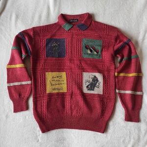 Vintage 90s Collared Sweater